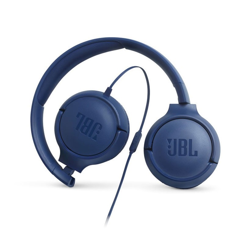 Micro Casque Filaire  JBL T500 - Bleu - Image 2