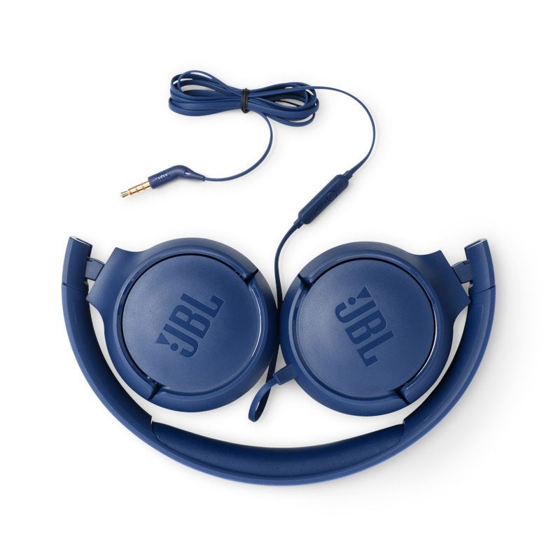 Micro Casque Filaire  JBL T500 - Bleu - Image 3
