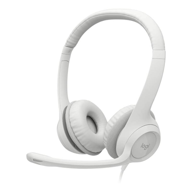 Micro Casque Filaire LOGITECH USB H390 - Blanc