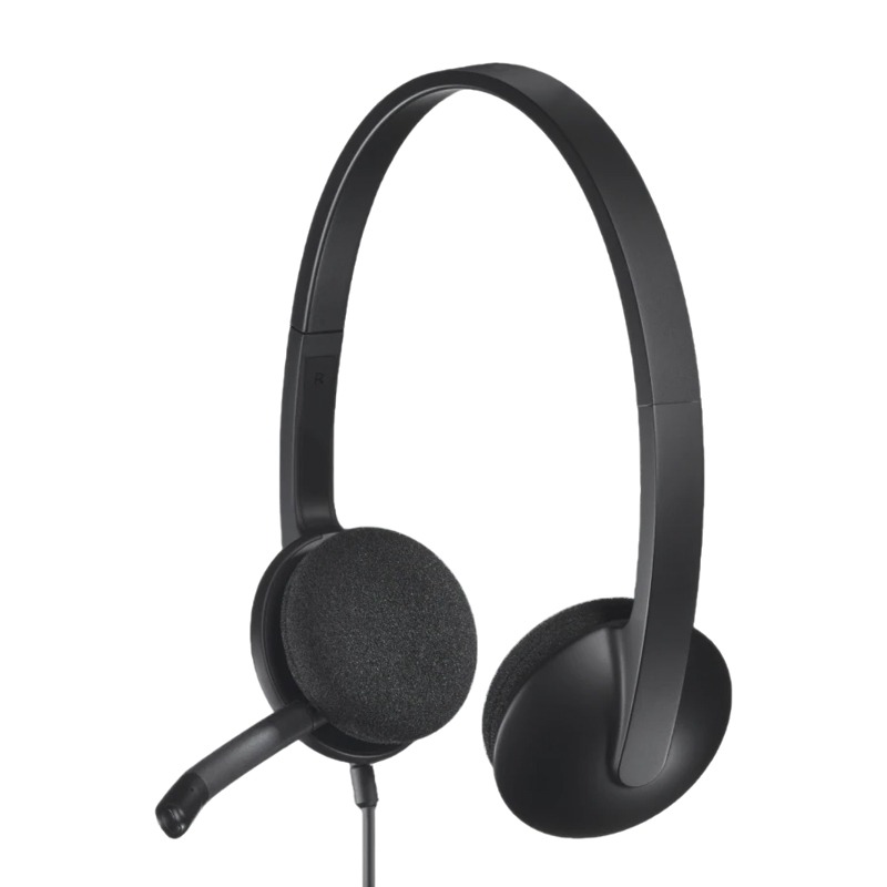 Micro Casque Filaire LOGITECH USB Stéréo H340 - Noir - Image 2