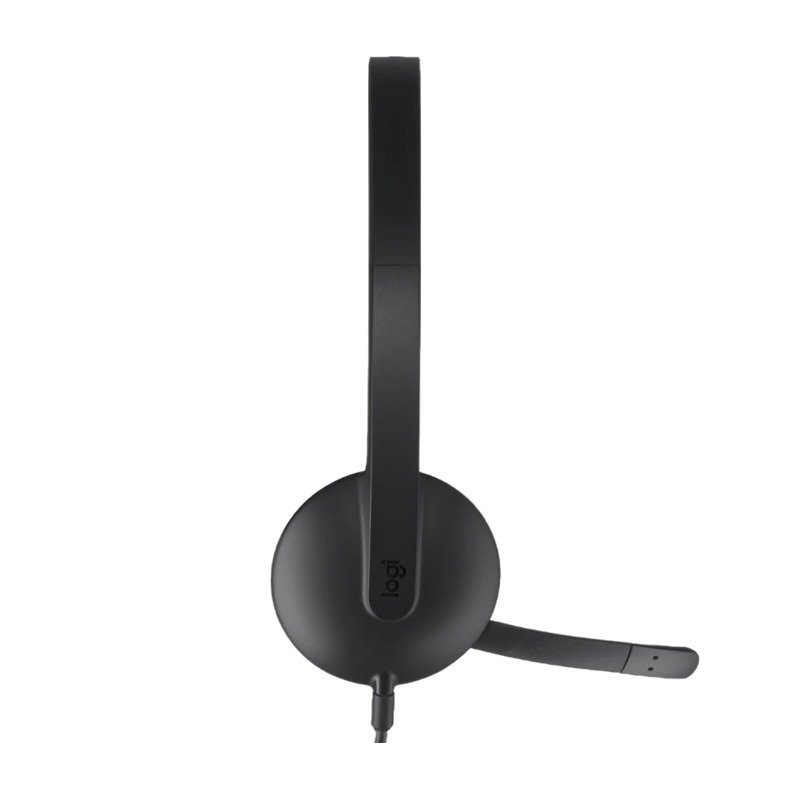 Micro Casque Filaire LOGITECH USB Stéréo H340 - Noir - Image 4