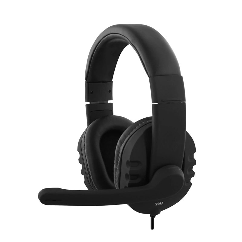 Micro casque Filaire TNB multimédia ultra confort HS-300 - Noir - Image 2
