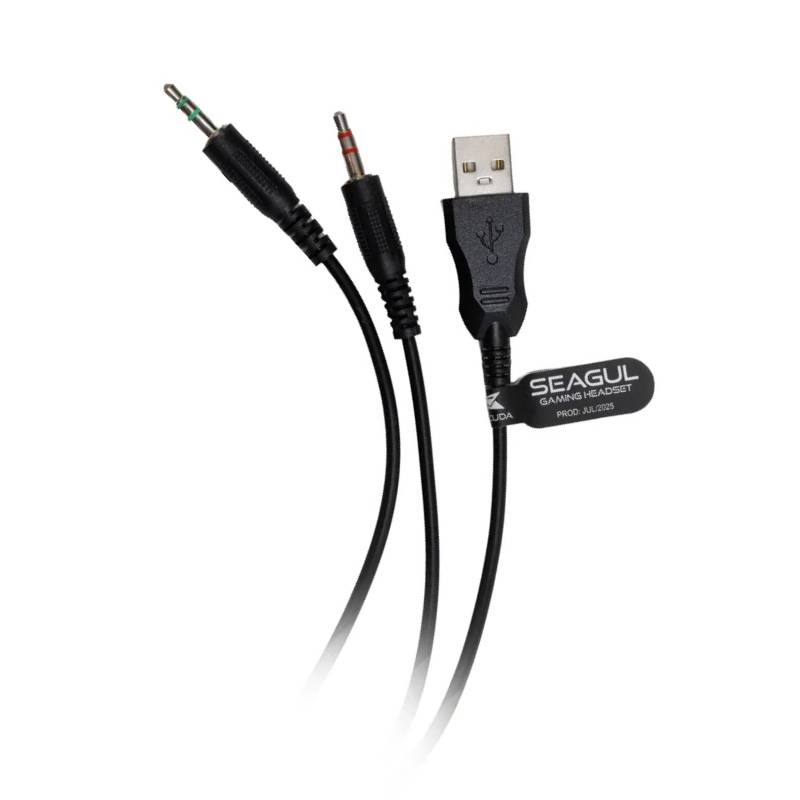 Micro Casque Gamer BARACUDA BGH-041 SEAGUL - Noir - Image 5