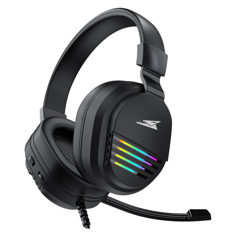 Micro Casque Gamer Filaire BARACUDA PEARL - Noir - Image 2
