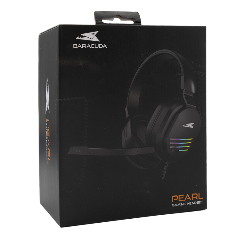 Micro Casque Gamer Filaire BARACUDA PEARL - Noir - Image 6