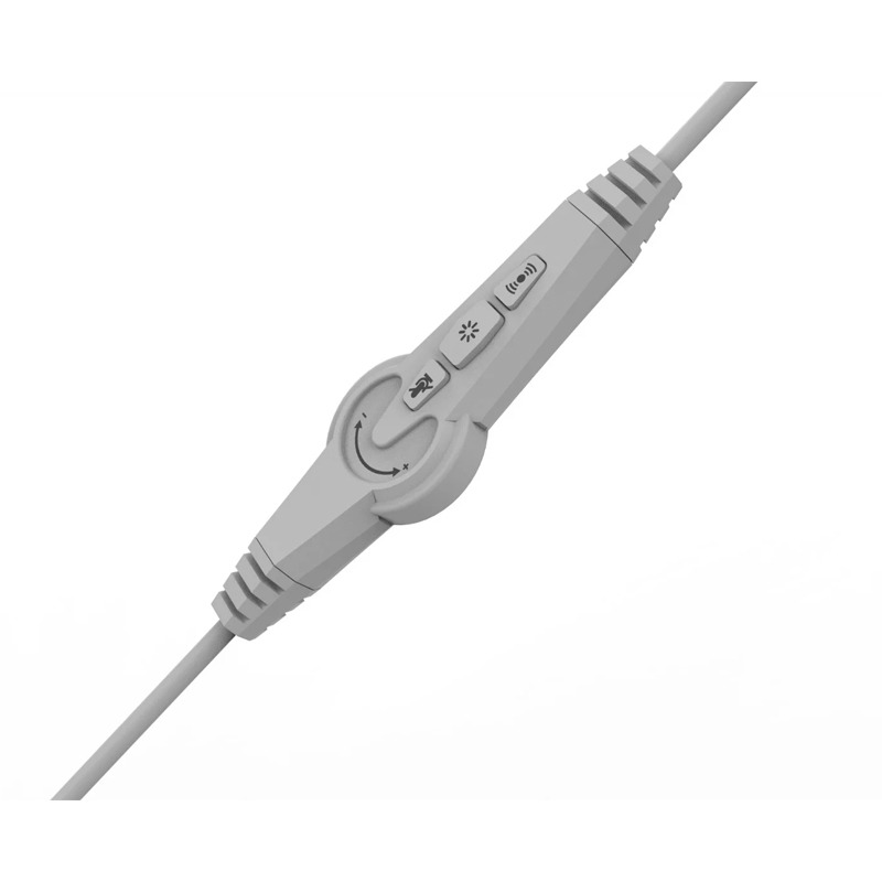 Micro Casque Gamer Filaire INCA IGK-X8Y RGB - Blanc - Image 5