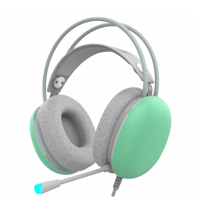 Micro Casque Gamer Filaire INCA IGK-X8Y RGB - Blanc - Image 4