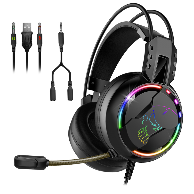 Micro Casque Gamer Filaire SPIRIT OF GAMER PRO H7 RGB - Noir - Image 2