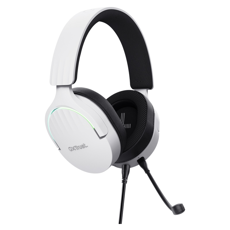 Micro Casque Gamer Filaire TRUST GXT 490 FAYZO USB 7.1 - Blanc - Image 2