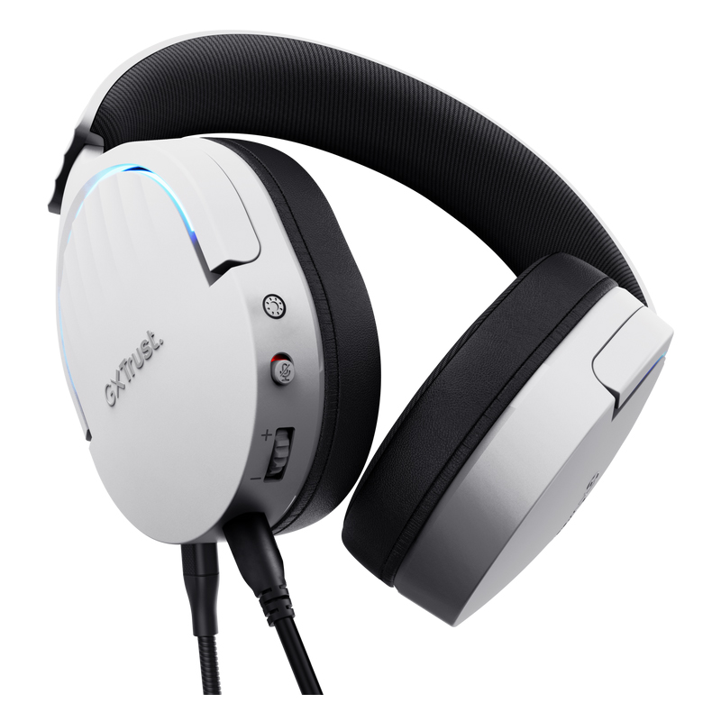 Micro Casque Gamer Filaire TRUST GXT 490 FAYZO USB 7.1 - Blanc - Image 4