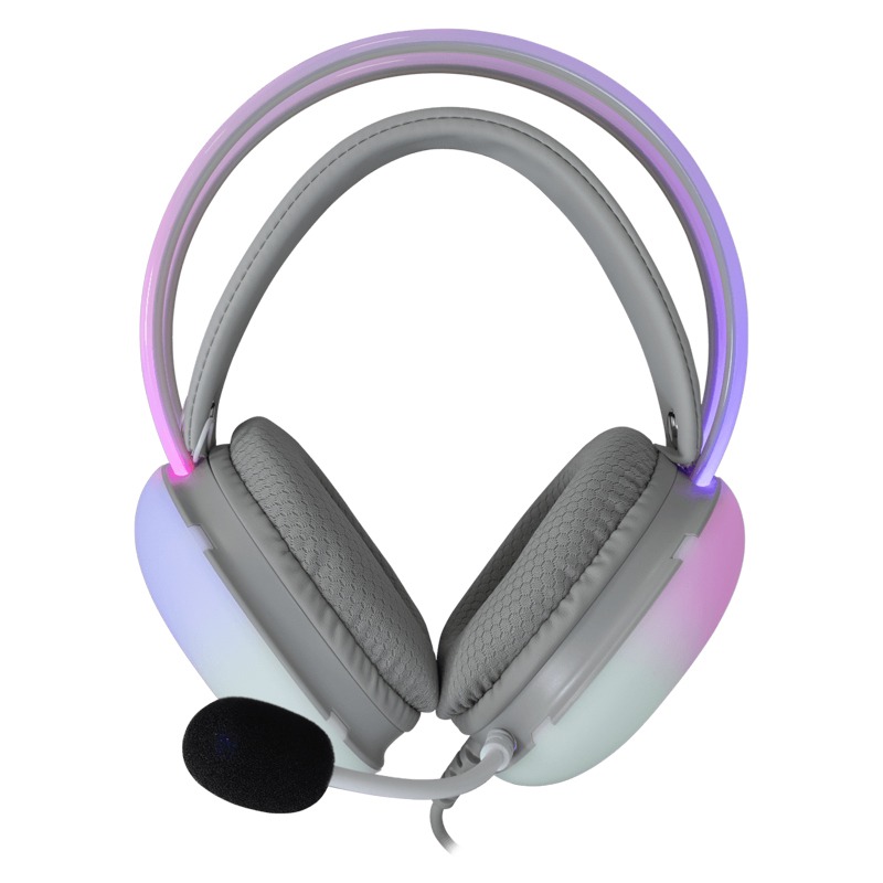 Micro Casque Gamer Filaire WHITE SHARK FIREFLY GH-2342 - Blanc - Image 2