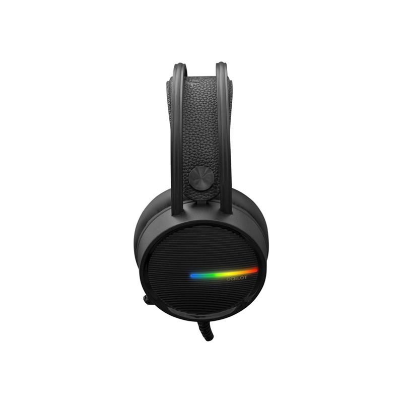 Micro Casque Gamer Filaire WHITE SHARK OCELOT GH-2042 PS4 et PC – Noir - Image 3