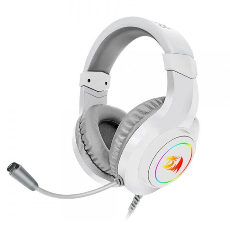 Micro Casque Gamer REDRAGON HYLAS H260 RGB - Blanc