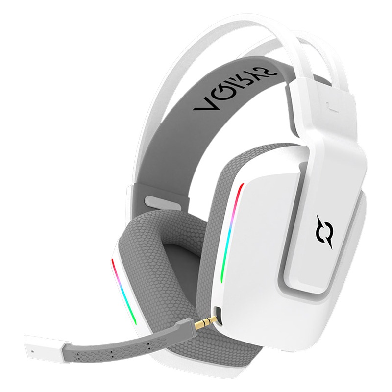 Micro Casque Gamer Sans Fil AQIRYS ALYA Stéréo 3D V2 - Blanc - Image 3