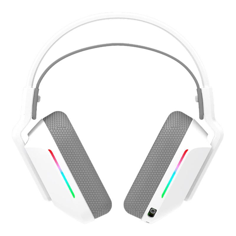Micro Casque Gamer Sans Fil AQIRYS ALYA Stéréo 3D V2 - Blanc - Image 5