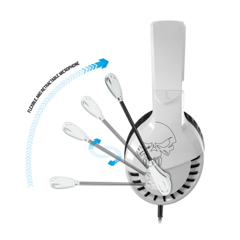 Micro Casque Gamer SPIRIT OF GAMER Pro H3 Pour PS4 & PS5 - Blanc - Image 3
