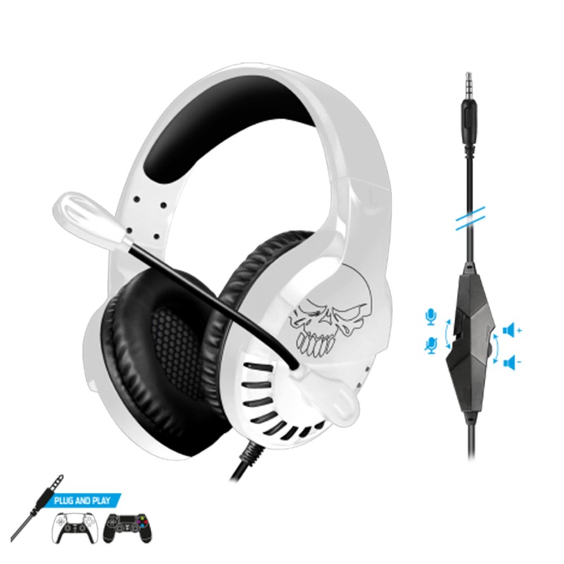Micro Casque Gamer SPIRIT OF GAMER Pro H3 Pour PS4 & PS5 - Blanc - Image 2