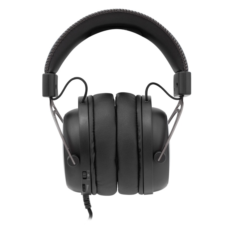 Micro Casque Gamer WHITE SHARK Gorille GH-2341- Noir et Gris - Image 3