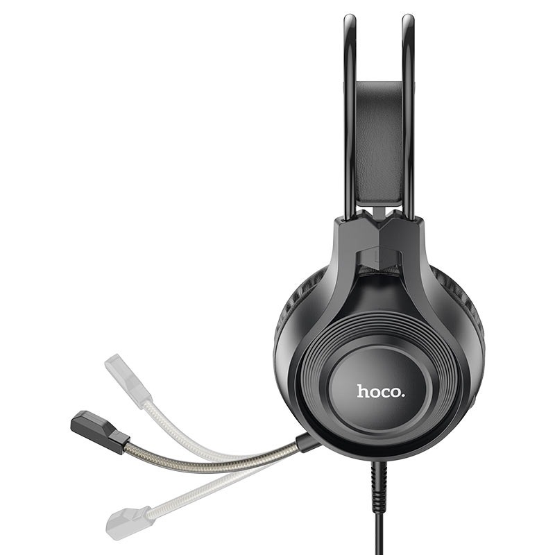 Micro Casque HOCO Tiger Filaire Gaming W106 - Noir - Image 4