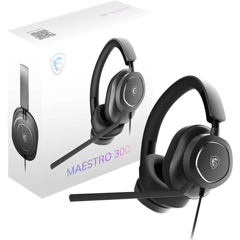 Micro Casque MSI Gamer Filaire MAESTRO 300 - Noir - Image 5