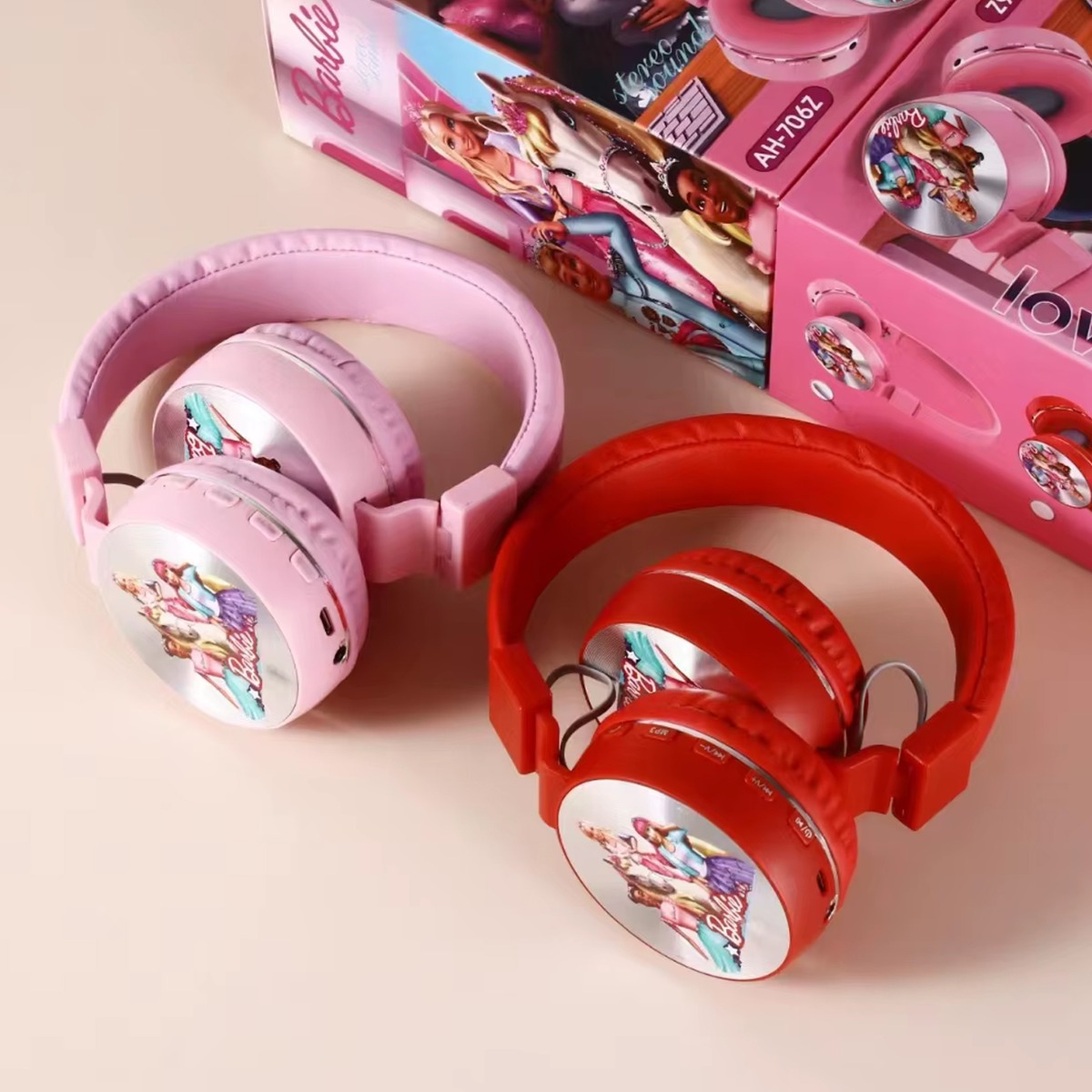 Micro Casque Sans Fil Barbie AH706Z - Rouge - Image 3