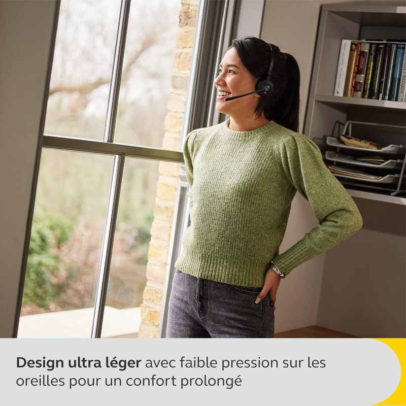 Micro Casque Sans Fil JABRA ENGAGE 55 MS USB-A Avec Support - Noir   - Image 7