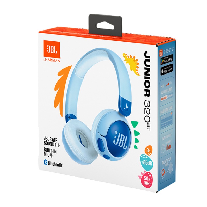 Micro Casque Sans Fil JBL Junior JR320BT Pour Enfants - Bleu - Image 6