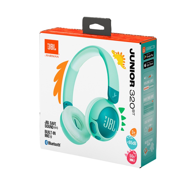 Micro Casque Sans Fil JBL Junior JR320BT Pour Enfants - Vert - Image 6