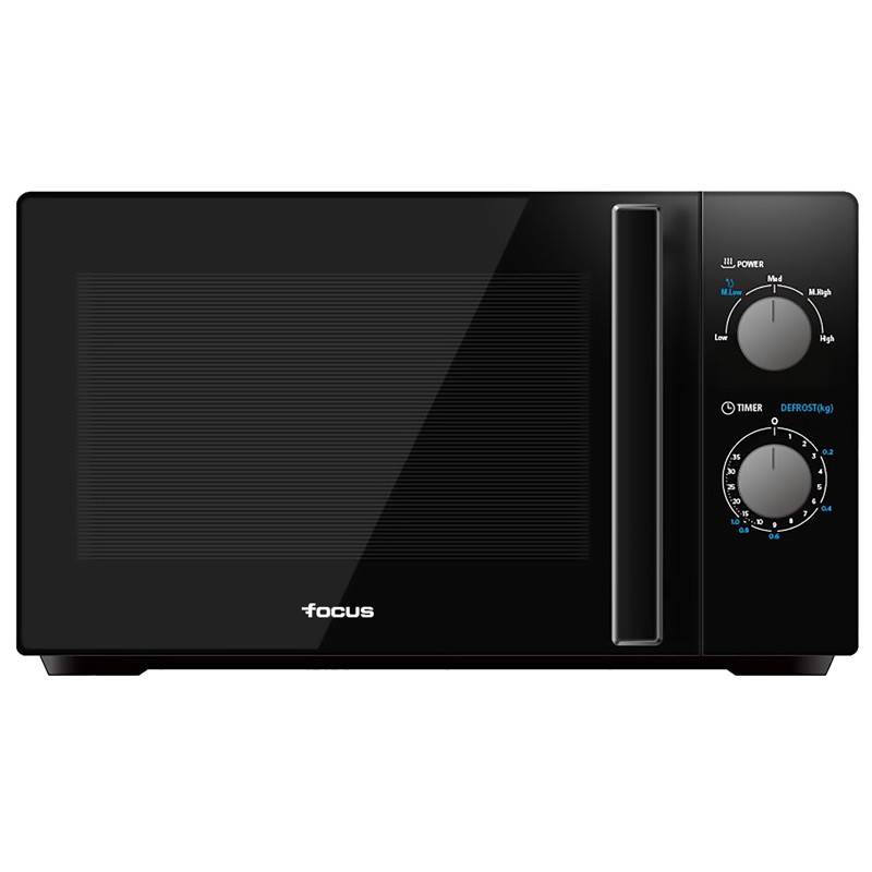 Focus FM 200 - Micro-ondes solo, 20 L, 44 cm, noir, Photo boutique MyTek chez MyTek