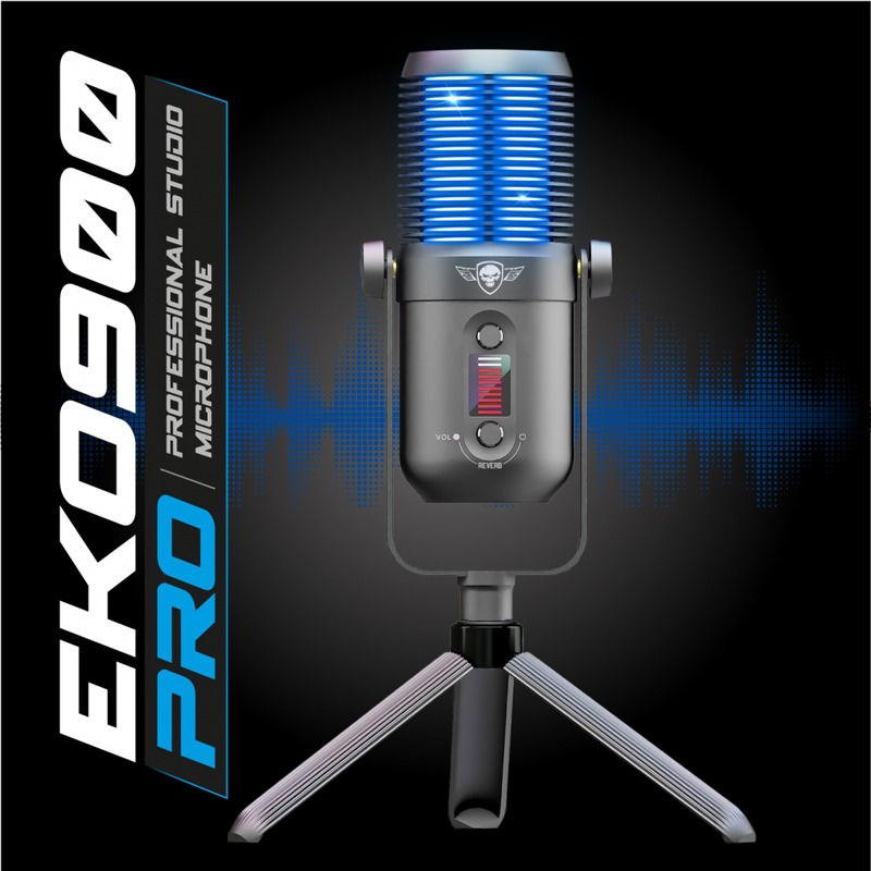 Microphone Gamer SPIRIT OF GAMER EKO900 Double Directivité RGB - Noir - Image 5