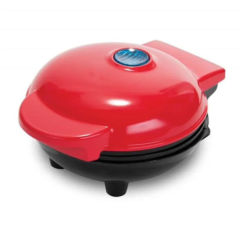 Mini Appareil à Gaufres MAKER-233 350W - Rouge - Image 2