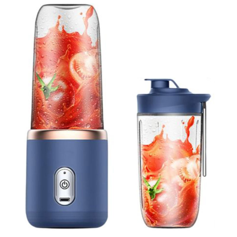 Mini Mixeur Portable Multifonction RK-02 400ml x2 - Bleu