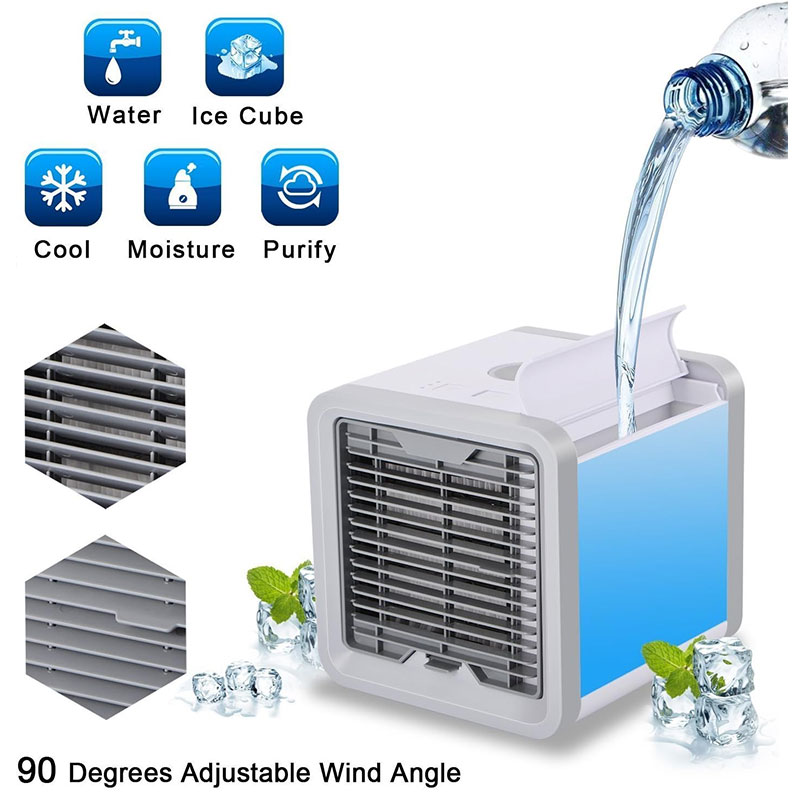 Mini Climeur Mobile ARCTIC AIR LED USB - Blanc - Image 3