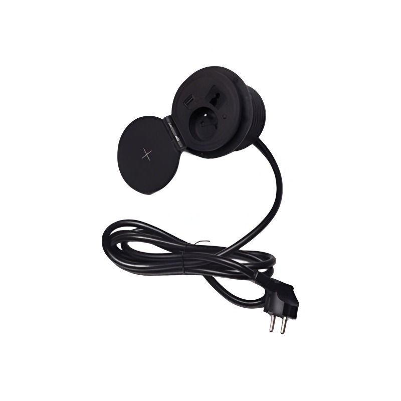 Mini Colonne Rétractable 80 mm avec alimentation - Image 3