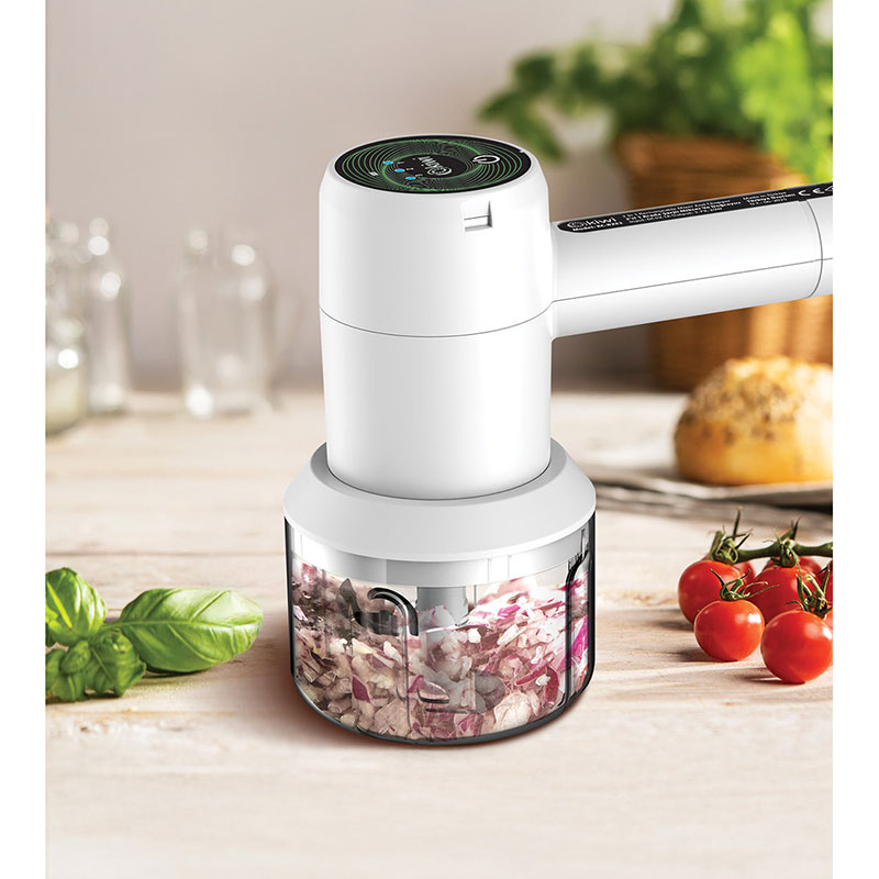Mixeur Hachoir 2 Rechargeable KIWI KC-8232 200ml - Blanc - Image 4