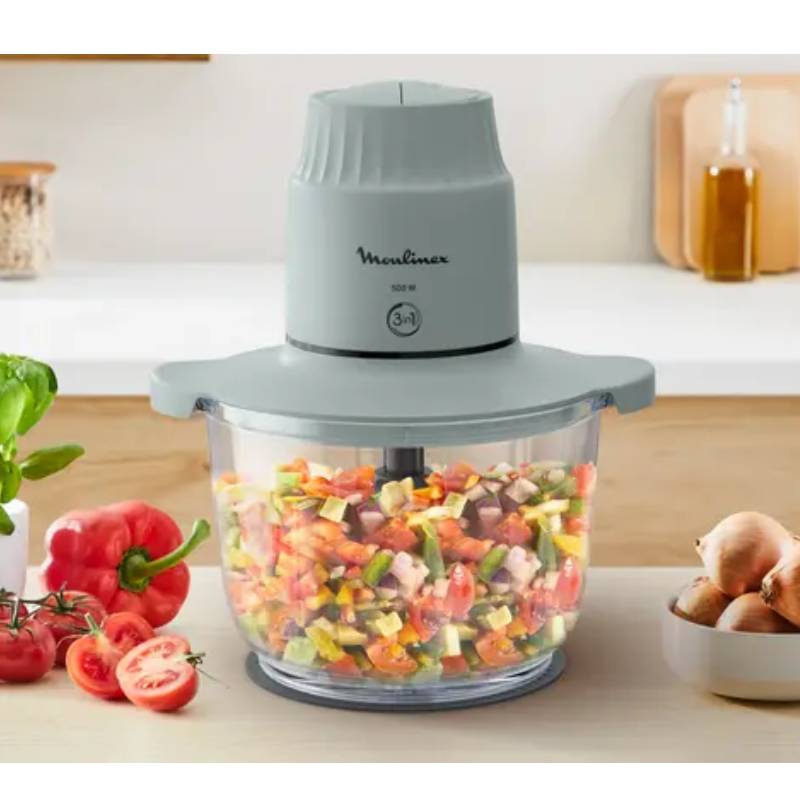 Mini Hachoir MOULINEX DJ603110 500W - Gris - Image 4