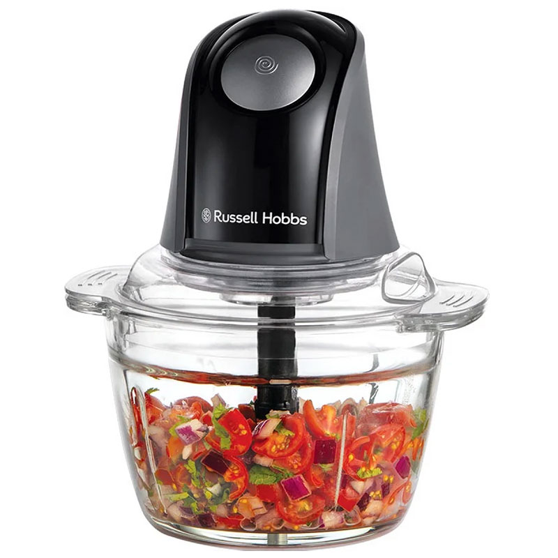 Mini Hachoir Électrique RUSSELL HOBBS Matte Charcoal 27131-56 200Watts - Noir