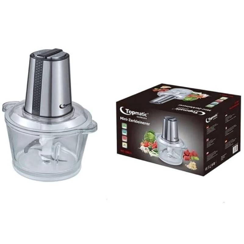 Mini Hachoir TOPMATIC MC300-1 300W - Inox - Image 2