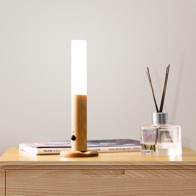 Mini LED Veilleuse Sans fil magnétique USB Avec Detecteur - Image 2