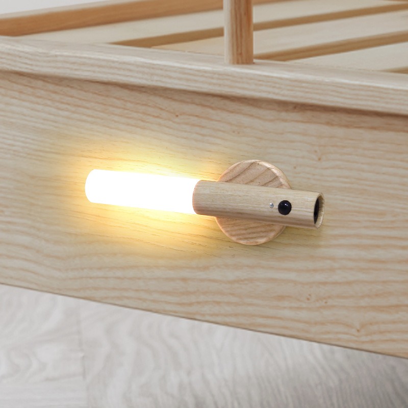 Mini LED Veilleuse Sans fil magnétique USB Avec Detecteur - Image 3