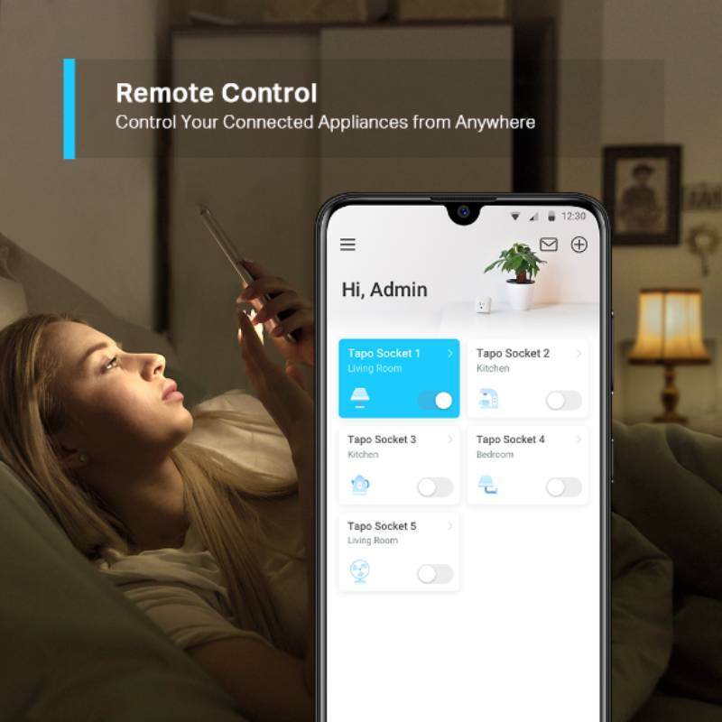 Mini Prise TP-LINK Topo P100 Connecte Wifi Smart Home - Blanc - Image 3