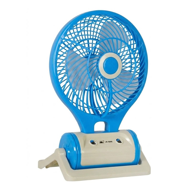 Mini Ventilateu Lampe LED Portable - Bleu