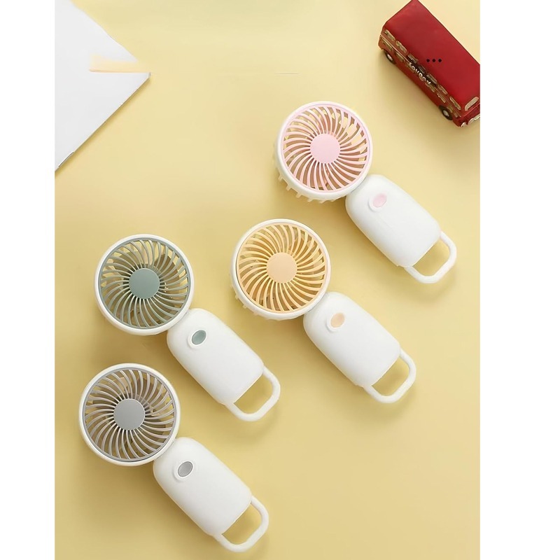 Mini ventilateur à main Rechargeable - Violet - Image 2