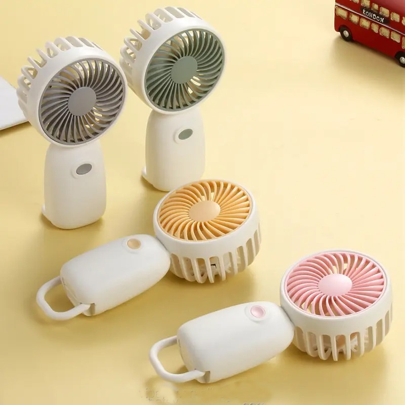 Mini ventilateur à main Rechargeable - Violet - Image 3