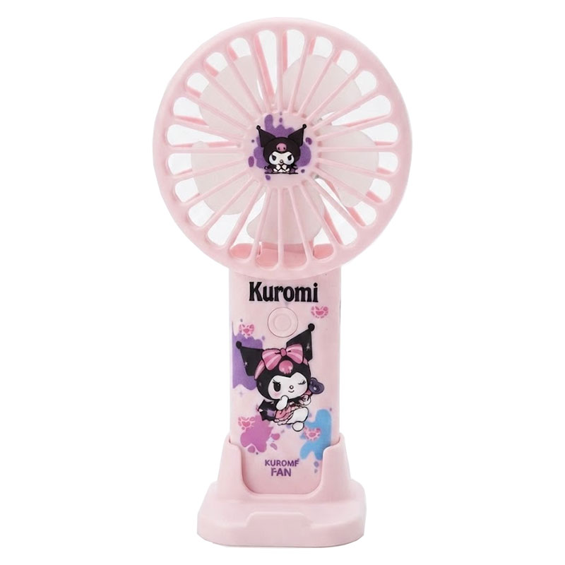 Mini Ventilateur Cartoon Fan USB - Rose