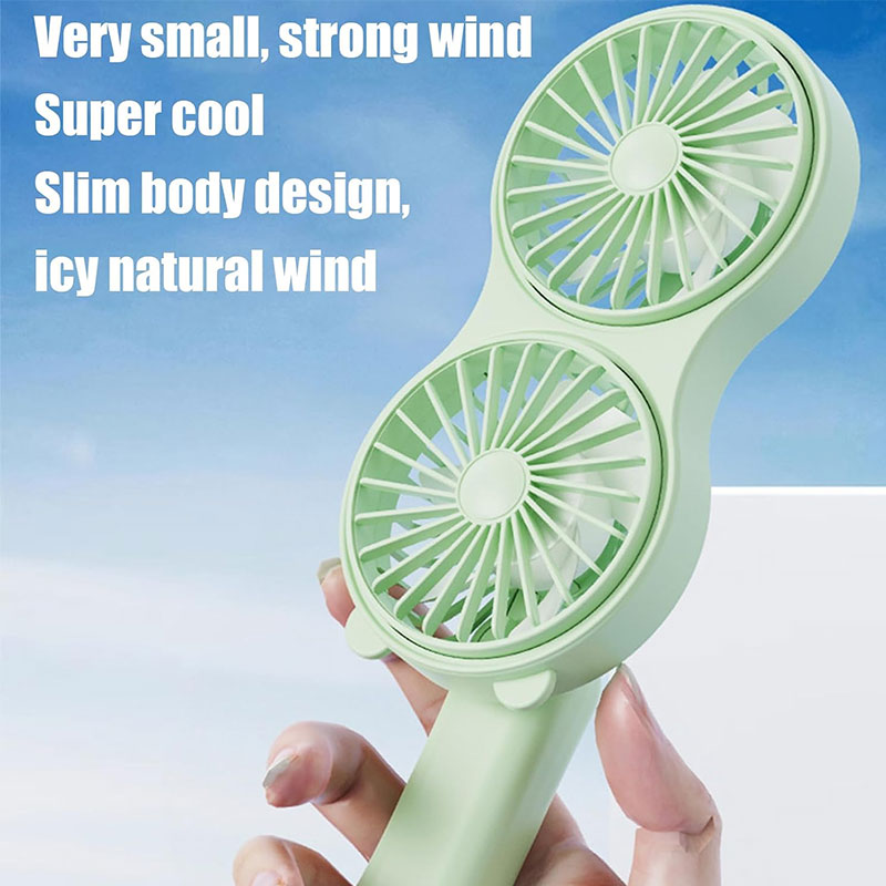 Mini Ventilateur RY-2502 Fan USB - Vert - Image 4