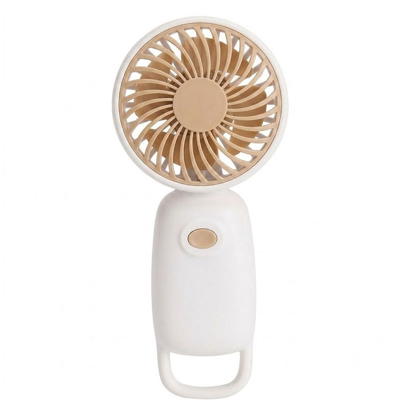 Mini ventilateur à main Rechargeable - Beige