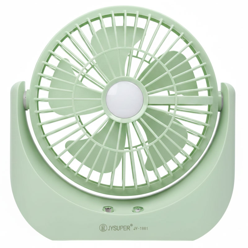 Mini Ventilateur de bureau Rechargeable JY-1881 - Vert