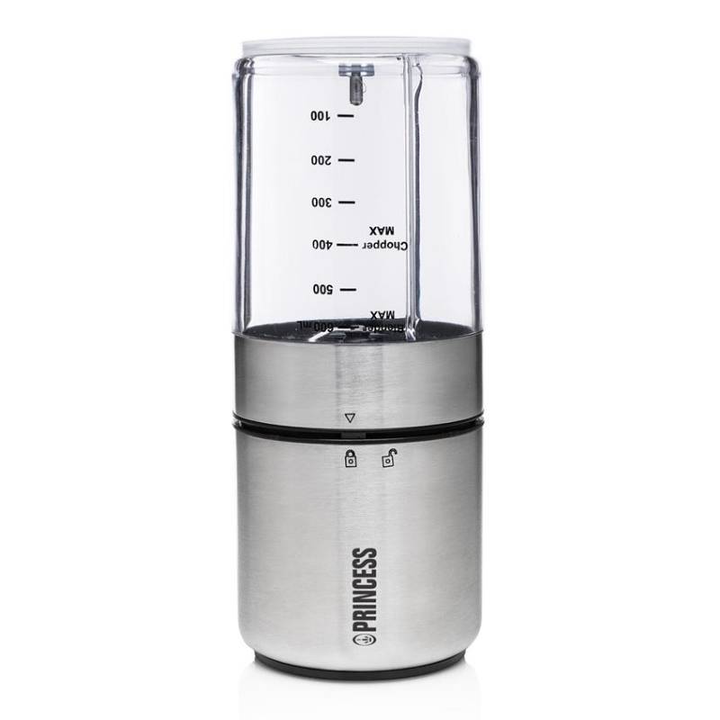 Mini Hachoir & Blender PRINCESS 221080 350W - Inox - Image 3