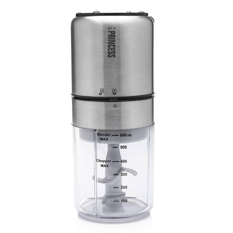 Mini Hachoir & Blender PRINCESS 221080 350W - Inox - Image 2
